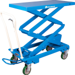 Bishamon BX-30S MobiLift Industrial Mobile Lift Table Double Scissor Manual 660 Lbs Load New