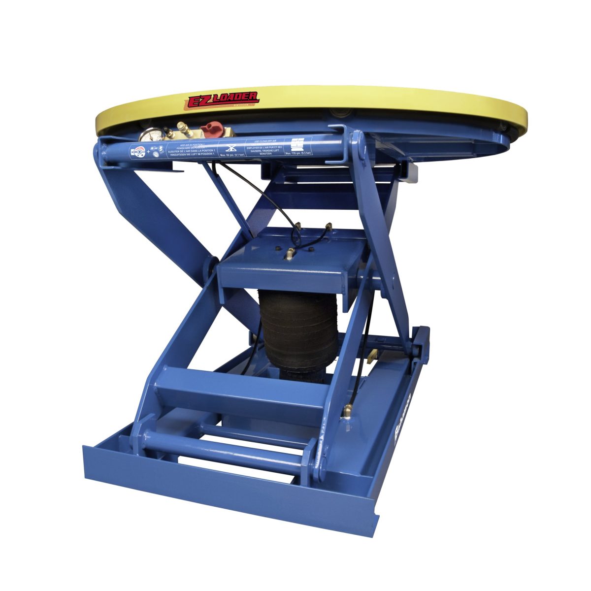 Bishamon EZ Loader Pallet Positioner Pneumatic Self-Leveling Table 4000 Lbs Load New - Image 4