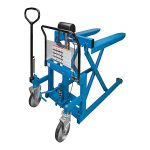 Bishamon LV-100W Industrial Skid Lift Manual Pump 32.8" Fork Lift 2,200 Lbs Load New - Image 2
