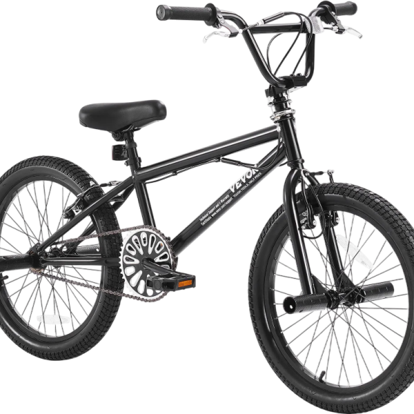 Vevor BMX Freestyle Bike 20" Hi-Ten Steel Frame 360° Rotor Pegs for Kids and Beginners New