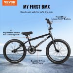 Vevor BMX Freestyle Bike 20" Hi-Ten Steel Frame 360° Rotor Pegs for Kids and Beginners New - Image 3