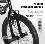 Vevor BMX Freestyle Bike 20" Hi-Ten Steel Frame 360° Rotor Pegs for Kids and Beginners New - Image 5