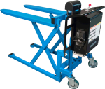 Bishamon LVE-50WE Industrial Skid Lift Battery Operated 32.8" Fork Lift 1,000 Lbs Load New