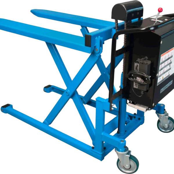 Bishamon LVE-50WE Industrial Skid Lift Battery Operated 32.8" Fork Lift 1,000 Lbs Load New