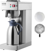 Vevor 12-Cup Commercial Drip Coffee Maker with Thermal Carafe New