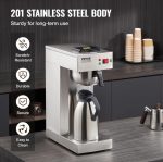 Vevor 12-Cup Commercial Drip Coffee Maker with Thermal Carafe New - Image 6