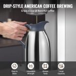 Vevor 12-Cup Commercial Drip Coffee Maker with Thermal Carafe New - Image 7