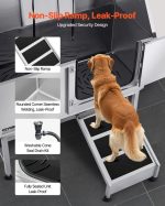 Vevor Dog Grooming Tub 50" Stainless Steel with Anti-Slip Ramp and Dual-Control Faucet New - Image 5