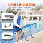 Vevor Pool Handrails 48"x36" Stainless Steel Safety Grab Bars with Grip Covers 2 PCS New - Image 4