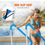 Vevor Pool Handrails 48"x36" Stainless Steel Safety Grab Bars with Grip Covers 2 PCS New - Image 5