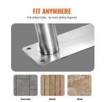 Vevor Pool Handrails 48"x36" Stainless Steel Safety Grab Bars with Grip Covers 2 PCS New - Image 7