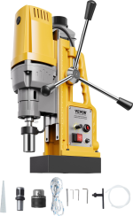 Vevor Magnetic Drill Press 1400W 2" Boring Diameter 2922 lbf Magnetic Force 0-750 RPM New