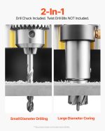 Vevor Magnetic Drill Press 1400W 2" Boring Diameter 2922 lbf Magnetic Force 0-750 RPM New - Image 4