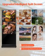 Vevor 4K Touchscreen Digital Signage Kiosk 55" Floor Standing LCD Display New - Image 3