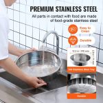 Vevor Electric Dough Divider 20 Equal Portions Automatic Press Cutter New - Image 5