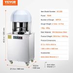 Vevor Electric Dough Divider 20 Equal Portions Automatic Press Cutter New - Image 8