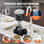 Vevor Electric Glass Washer 5-Brush  360° Cleaner 600 Glasses/Hour New - Image 6