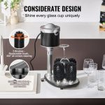 Vevor Electric Glass Washer 5-Brush  360° Cleaner 600 Glasses/Hour New - Image 7