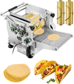 Vevor Automatic Electric Tortilla Maker 4" and 6" Molds Adjustable Thickness New