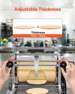 Vevor Automatic Electric Tortilla Maker 4" and 6" Molds Adjustable Thickness New - Image 4