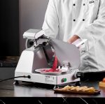 Vevor Electric Meat Slicer 180W 10" Carbon Steel Blade with Built-In Sharpener New - Image 2