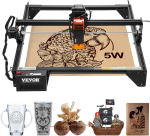 Vevor Laser Engraving Machine 15" × 15.75" Work Area 5W Compressed Spot Eye Protection New