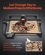 Vevor Laser Engraving Machine 15" × 15.75" Work Area 5W Compressed Spot Eye Protection New - Image 4
