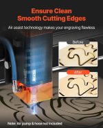 Vevor Laser Engraving Machine 15" × 15.75" Work Area 5W Compressed Spot Eye Protection New - Image 5