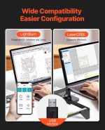 Vevor Laser Engraving Machine 15" × 15.75" Work Area 5W Compressed Spot Eye Protection New - Image 6