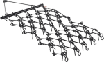 Vevor Drag Harrow 7' x 3.7' ATV Chain 69 Teeth for Lawn and Landscape Leveling New