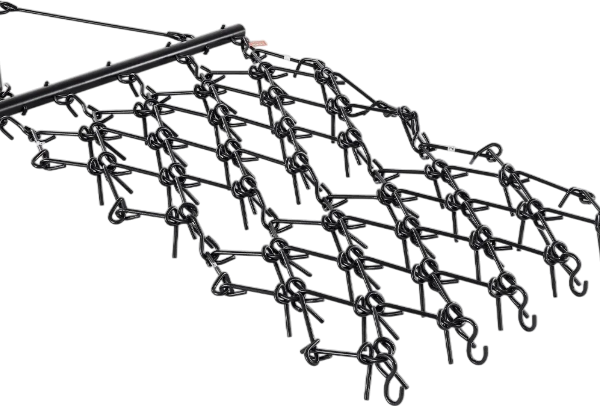 Vevor Drag Harrow 7' x 3.7' ATV Chain 69 Teeth for Lawn and Landscape Leveling New