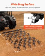 Vevor Drag Harrow 7' x 3.7' ATV Chain 69 Teeth for Lawn and Landscape Leveling New - Image 5