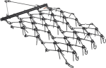 Vevor Drag Harrow 4' x 5.6' ATV Chain 80 Teeth for Lawn and Landscape Leveling New