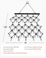 Vevor Drag Harrow 4' x 5.6' ATV Chain 80 Teeth for Lawn and Landscape Leveling New - Image 8