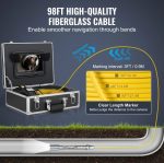 Vevor Self-Leveling Sewer Camera 98' with 512Hz Locator and 36X Zoom New - Image 7