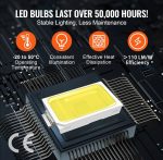 Vevor Hexagon LED Ceiling Light 86,400LM 14-Grid Honeycomb Garage Lighting Kit New - Image 6