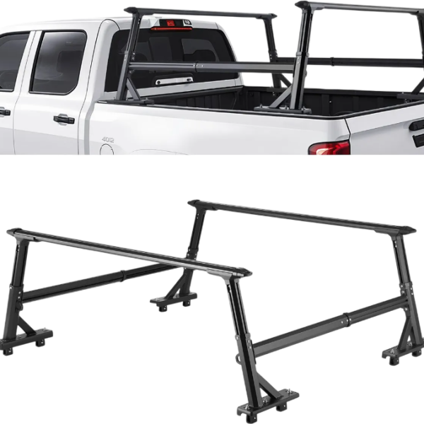 Vevor Adjustable Truck Ladder Rack 800 Lbs Capacity No-Drill Bed Rack New