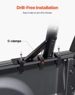Vevor Adjustable Truck Ladder Rack 800 Lbs Capacity No-Drill Bed Rack New - Image 7