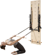 Vevor Wall-Mounted Pilates Reformer Maple Wood Springboard with Adjustable Resistance New
