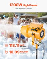 Vevor Foam Party Machine 1200W with 20 Gal Tank and Foam Powder Packs New - Image 2