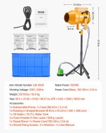 Vevor Foam Party Machine 1200W with 20 Gal Tank and Foam Powder Packs New - Image 7