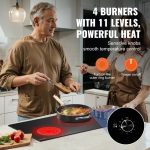Vevor Built-In Electric Radiant Ceramic Cooktop 30" 4 Burners 7200W New - Image 4