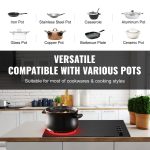 Vevor Built-In Electric Radiant Ceramic Cooktop 30" 4 Burners 7200W New - Image 5