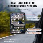 Vevor Towing Mirrors for Chevy/GMC 2014–2019 Heated Defrost with LED and Signal Lights New - Image 5