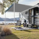 Vevor Manual Retractable RV Awning 20' Heavy-Duty Vinyl Replacement for Most DC12V RVs New - Image 2
