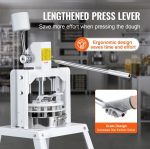 Vevor Manual Dough Divider 10 Equal Portions Hand Press Cutter New - Image 6