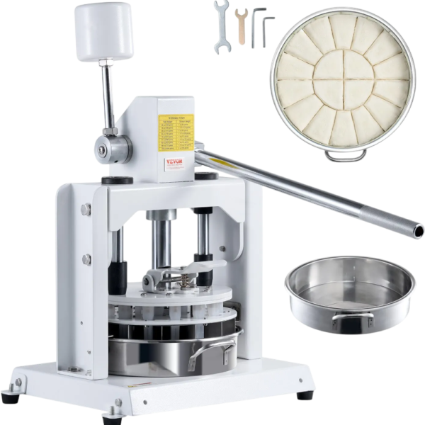 Vevor Manual Dough Divider 18 Equal Portions Hand Press Cutter New