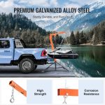 Vevor Hydraulic Pickup Truck Crane 1000 Lb Capacity 360° Swivel Hoist Lift New - Image 5