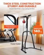 Vevor 2-in-1 Heavy Duty Punching Bag Stand Adjustable Steel Frame New - Image 5