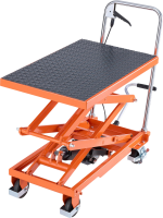 Vevor Hydraulic Lift Table 500 Lb 47.2" Height Double Scissor with Non-Slip Pad New